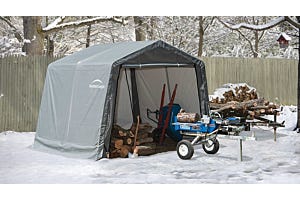 Winter storm prep shed