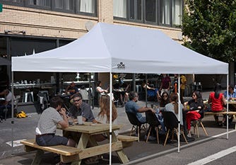 Portable, Functional, and Reliable Pop-Up Canopies for Restaurants