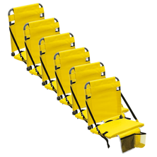 Bleacher Boss Bud Stadium Seat, Yellow - Pack of 6