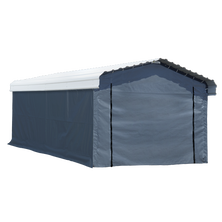 Enclosure Kit for Arrow Carport, 12 ft. x 20 ft. Gray