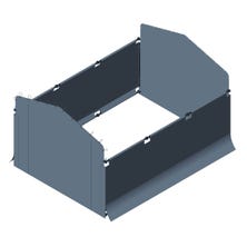 Enclosure Kit for Arrow Carport, 20 ft. x 20 ft. Gray