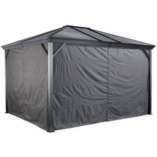 Curtains for Ventura Gazebo, 10 ft. x 12 ft. Gray, Gazebo Not Included