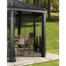 Mosquito Netting Front and Back Door for the Komodo 12' x 15' Gazebo