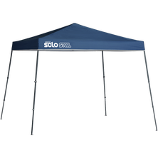 Solo Steel SOLO72 Slant Leg Pop-Up Canopy, 11 ft. x 11 ft. Midnight Blue