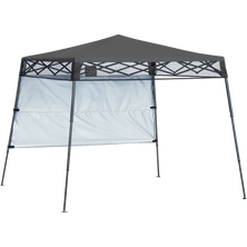 Go Hybrid Slant Leg Pop-Up Canopy, 6 ft. x 6 ft. Charcoal