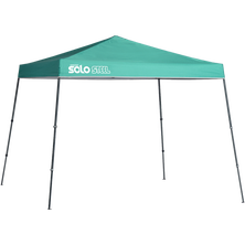 Solo Steel SOLO72 Slant Leg Pop-Up Canopy, 11 ft. x 11 ft. Turquoise