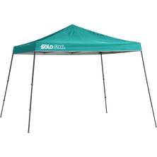 Solo Steel SOLO90 Slant Leg Pop-Up Canopy, 11 ft. x 11 ft. Turquoise