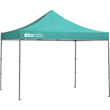 Solo Steel SOLO100 Straight Leg Pop-Up Canopy, 10 ft. x 10 ft. Turquoise