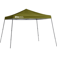 Solo Steel SOLO90 Slant Leg Pop-Up Canopy, 11 ft. x 11 ft. Olive