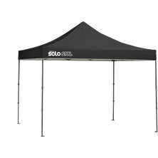 Solo Steel SOLO100 Straight Leg Pop-Up Canopy, 10 ft. x 10 ft. Black