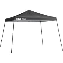 Solo Steel SOLO90 Slant Leg Pop-Up Canopy, 11 ft. x 11 ft. Black