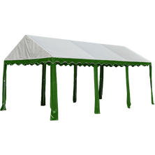 Party Tent, 10 ft. x 20 ft. Green and White