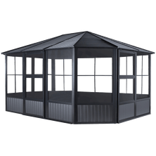 Charleston Solarium, 12 ft. x 15 ft. Dark Gray