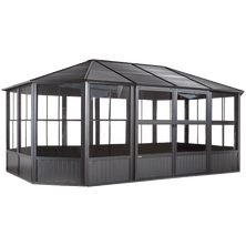 Charleston Solarium, 12 ft. x 18 ft. Dark Gray