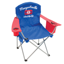 Margaritaville Quad Chair, Island Lifestyle 1977, Blue/Red