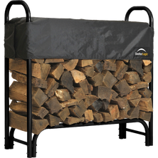 Heavy Duty Firewood Rack, 4 ft.