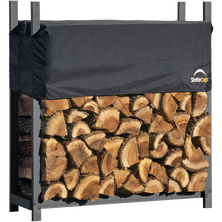 Ultra Duty Firewood Rack with Cover, 4 ft.