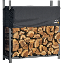 Ultra Duty Firewood Rack with Cover, 4 ft.