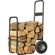 Haul-It Wood Mover Rolling Firewood Cart