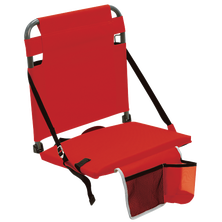 BLEACHER BOSS BUD STADIUM SEAT W/ POUCH RED