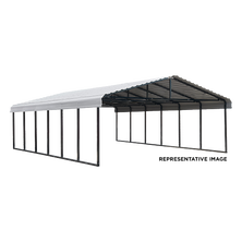 Arrow Carport, 20 ft. x 56 ft. x 7 ft. Eggshell