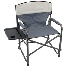 Camp & Go Broadback XXL Camping Folding Chair, Slate/Putty