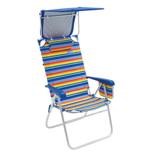 RIO Beach Hi-Boy Aluminum Beach Chair with Canopy 