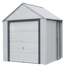 Murryhill Steel Storage Building, 12 ft. x 10 ft., Flute Grey