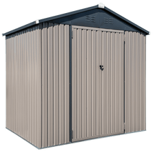 Arrow Cover-IT 8x6 ft. Grey Metal Shed
