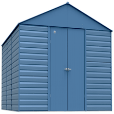 Arrow Select Steel Storage Shed, 14x17, Blue Grey