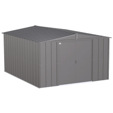 Arrow Classic Steel Storage Shed, 10 ft. x 12 ft., Charcoal