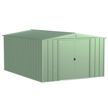 Arrow Classic Steel Storage Shed, 10 ft. x 14 ft., Sage Green