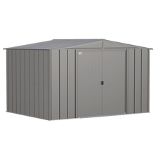 Arrow Classic Steel Storage Shed, 10 ft. x 8 ft., Charcoal