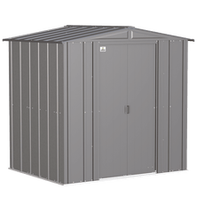 Arrow Classic Steel Storage Shed, 6 ft. x 5 ft., Charcoal