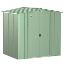 Arrow Classic Steel Storage Shed, 6 ft. x 5 ft., Sage Green