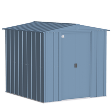 Arrow Classic Steel Storage Shed, 6 ft. x 7 ft., Blue Grey