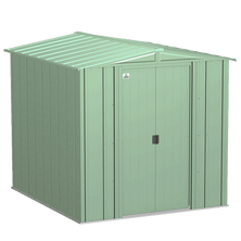 Arrow Classic Steel Storage Shed, 6 ft. x 7 ft., Sage Green