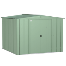 Arrow Classic Steel Storage Shed, 8 ft. x 8 ft., Sage Green