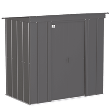 Arrow Classic Steel Storage Shed, 6 ft. x 4 ft., Charcoal