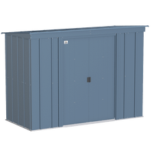 Arrow Classic Steel Storage Shed, 8 ft. x 4 ft., Blue Grey