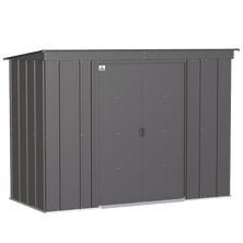 Arrow Classic Steel Storage Shed, 8 ft. x 4 ft., Charcoal