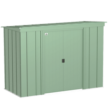 Arrow Classic Steel Storage Shed, 8 ft. x 4 ft., Sage Green