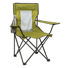 Mesh back quad camping chair