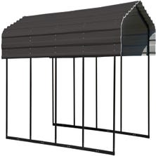 Arrow Carport, 10 ft. x 20 ft. x 7 ft. Charcoal