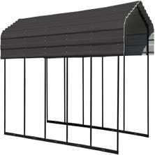 Arrow Carport, 10 ft. x 24 ft. x 7 ft. Charcoal