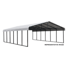 Arrow Carport, 20 ft. x 33 ft. x 7 ft. Eggshell