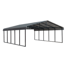 Arrow Carport, 20 ft. x 24 ft. x 7 ft. Charcoal