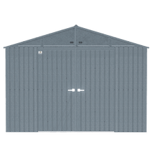 Arrow Elite Steel Storage Shed, 10x8, Anthracite