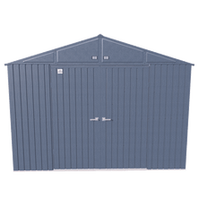 Arrow Elite Steel Storage Shed, 10x8, Blue Grey