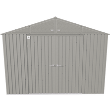 Arrow Elite Steel Storage Shed, 10x8, Cool Grey